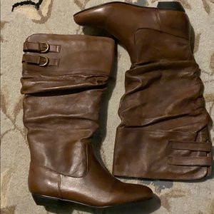 Steve Madden Kadeywc Brown Leather boots 7.5wc